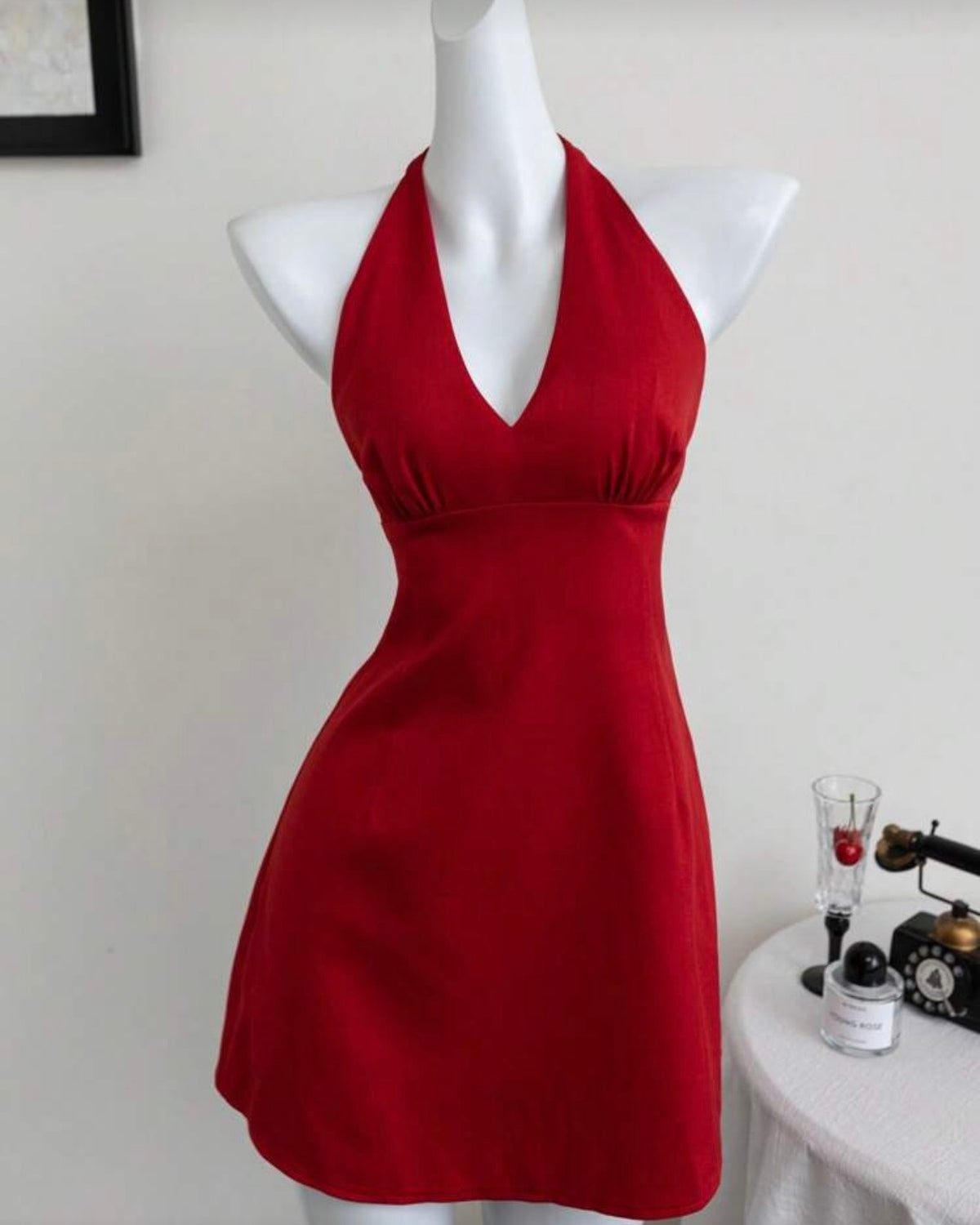 Vestido cuello V