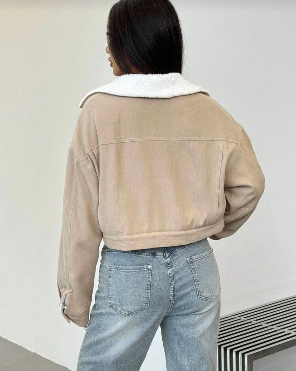 Chaqueta beige