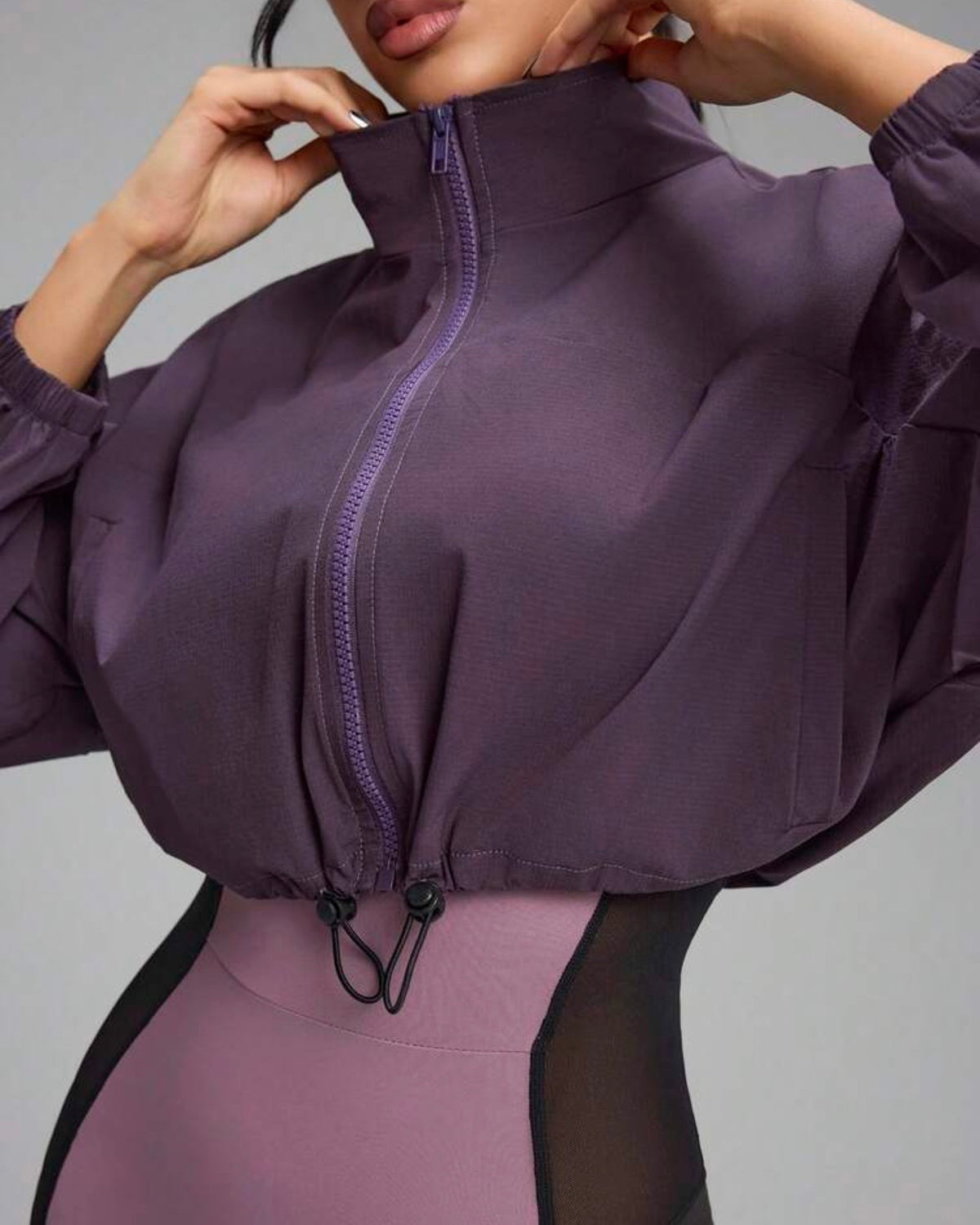 Chaqueta morada