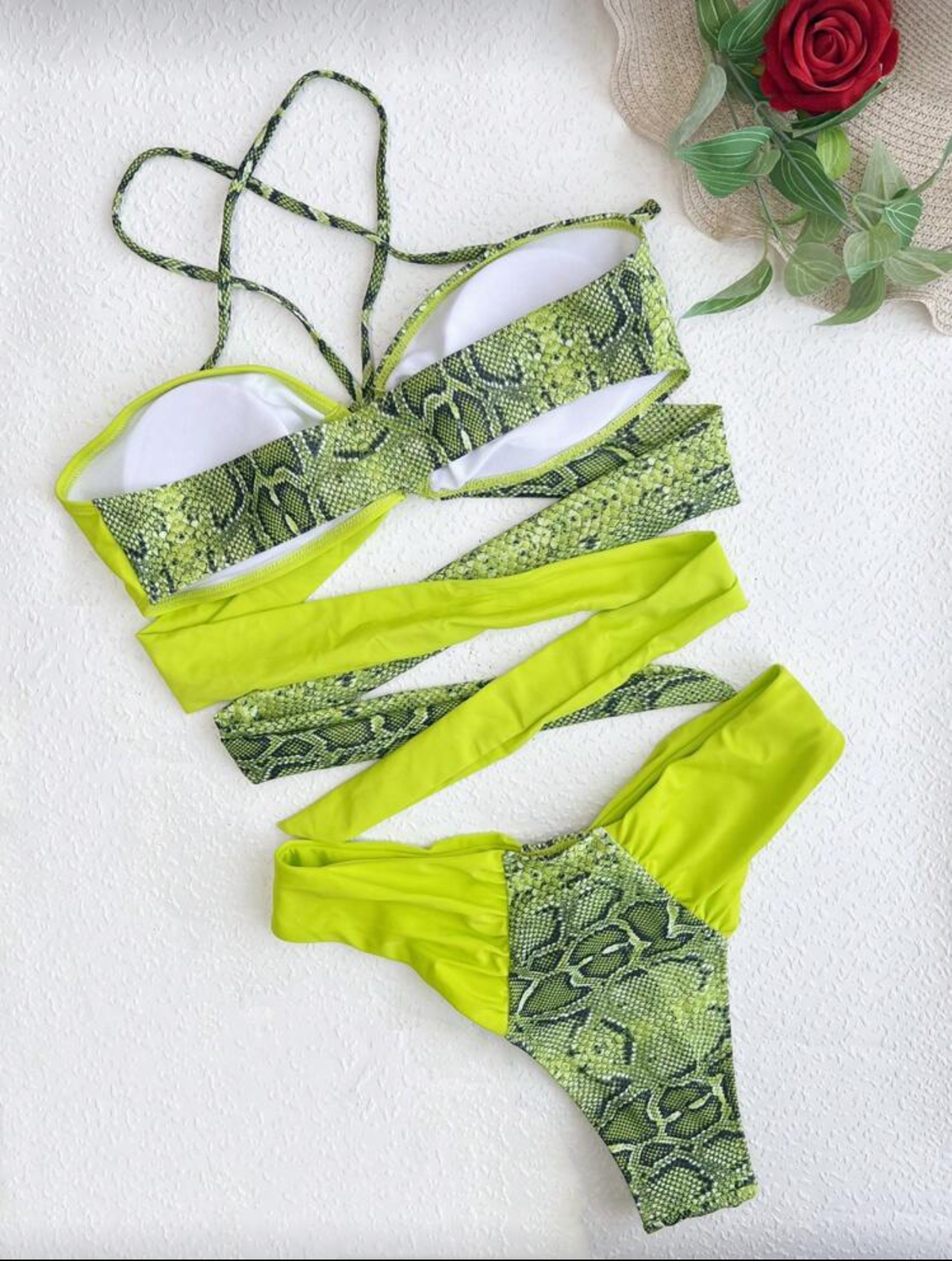 Traje de baño verde