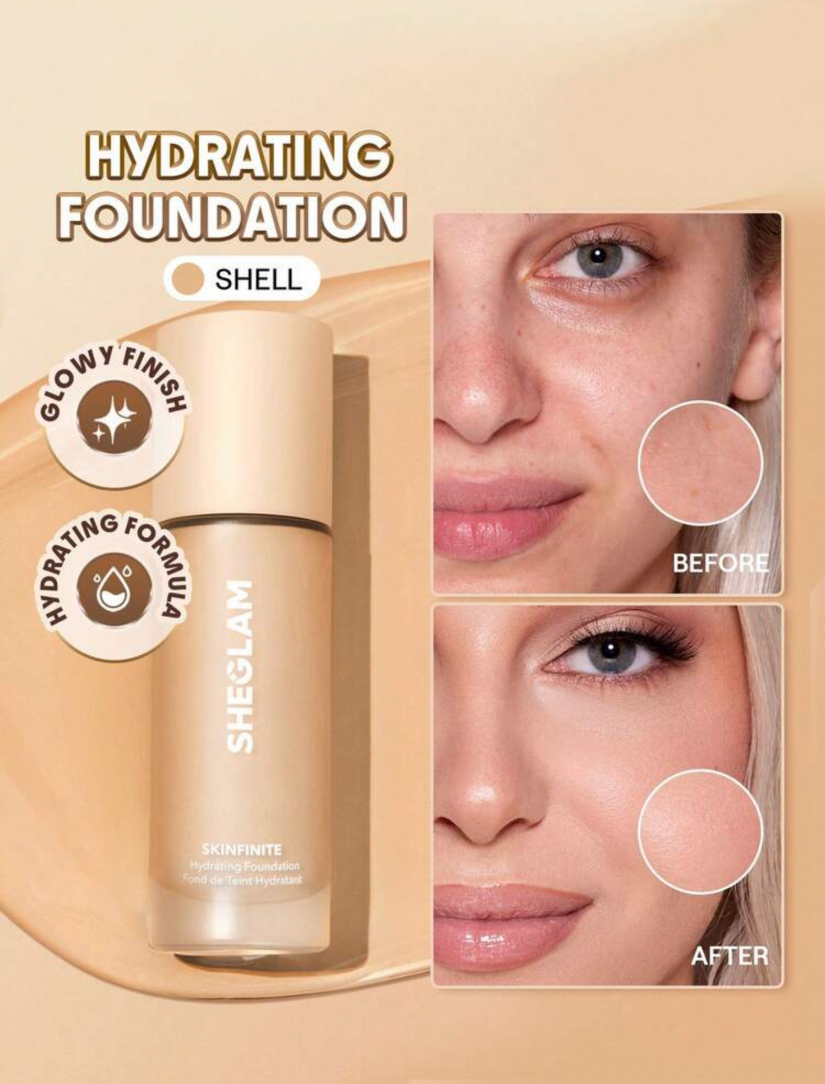 Base hidratante SHEGLAM