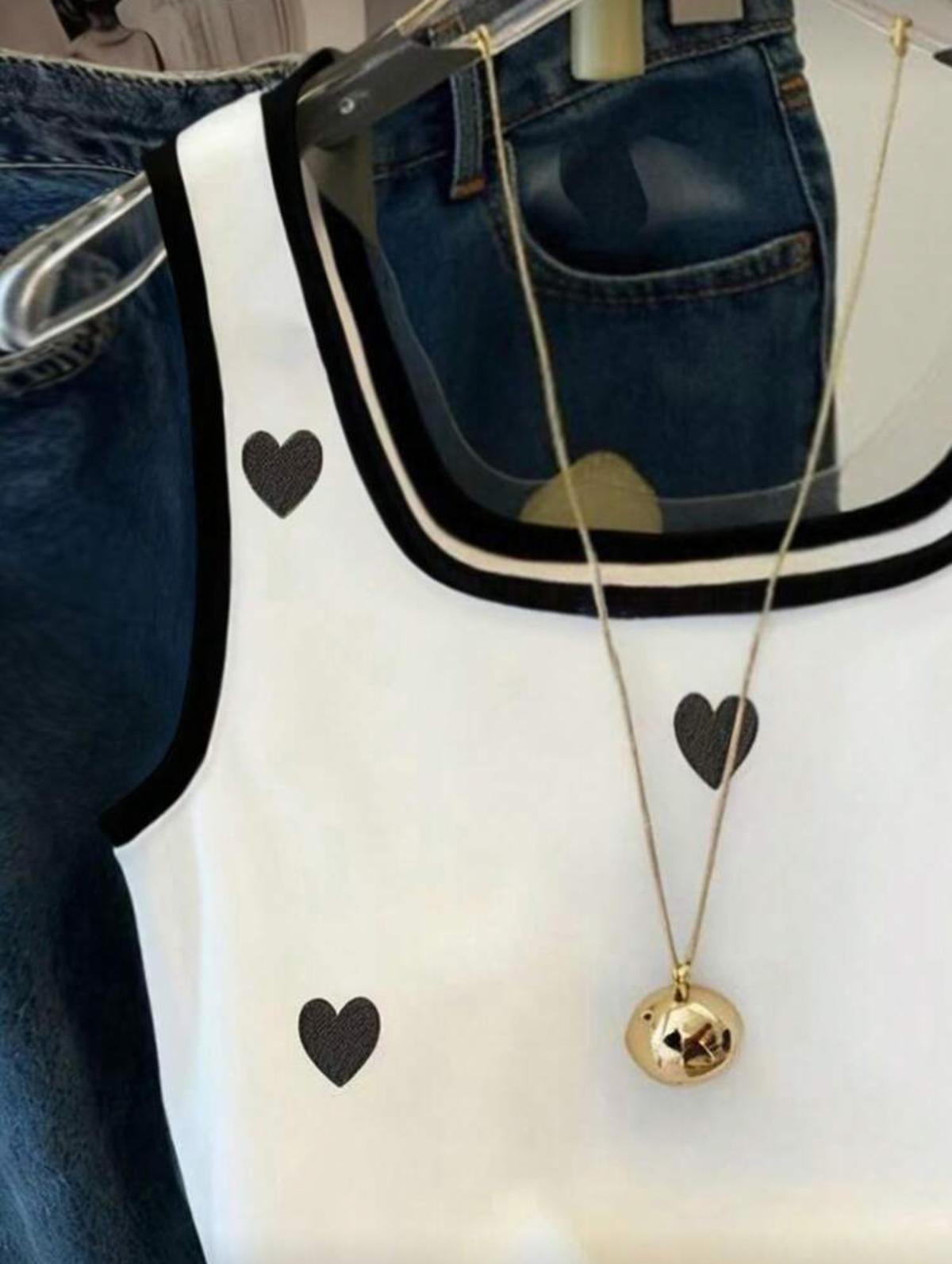 Blusa con corazones