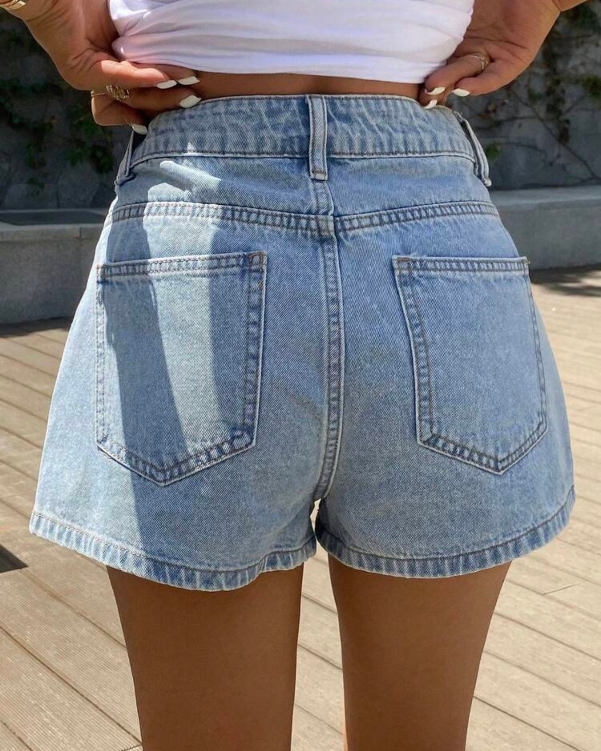 Short de mezclilla
