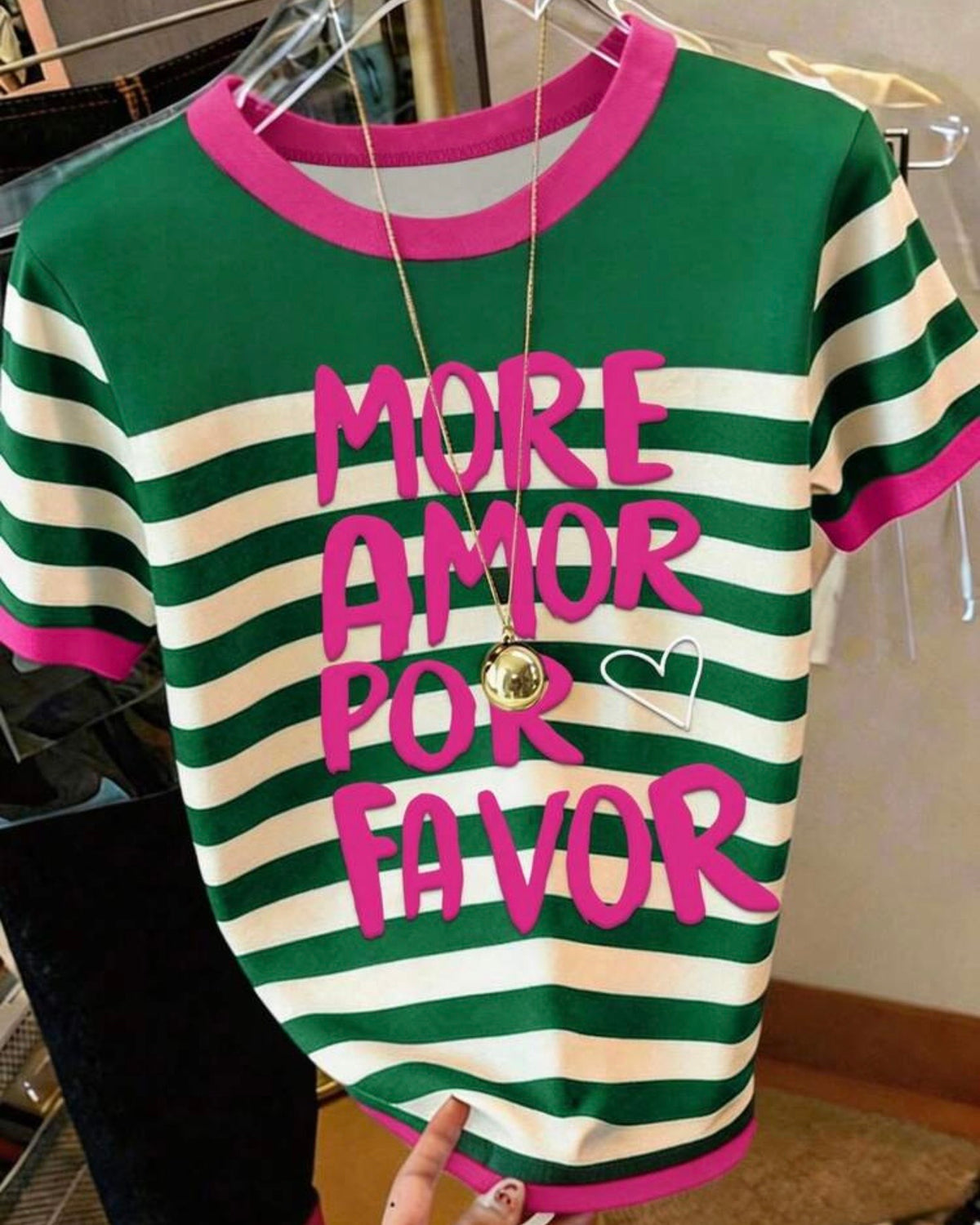 Camisa raya estampado
