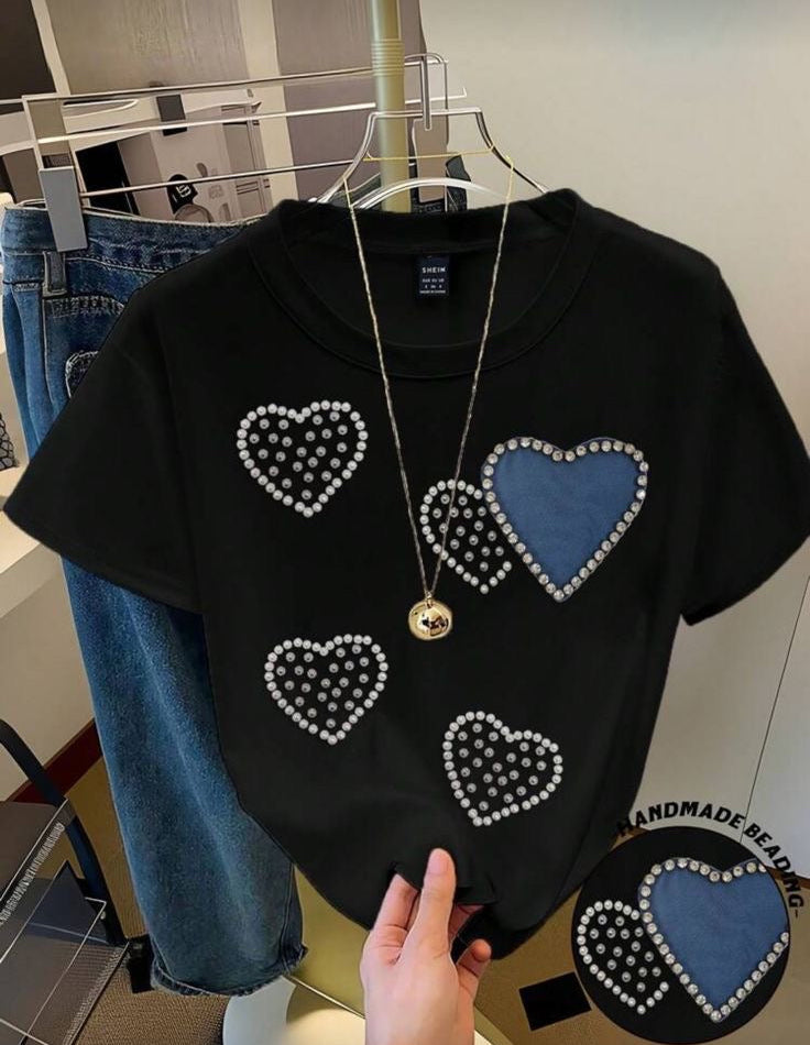 Blusa corazones