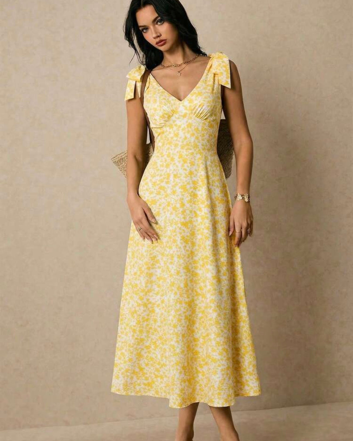 Vestido amarillo poeselle