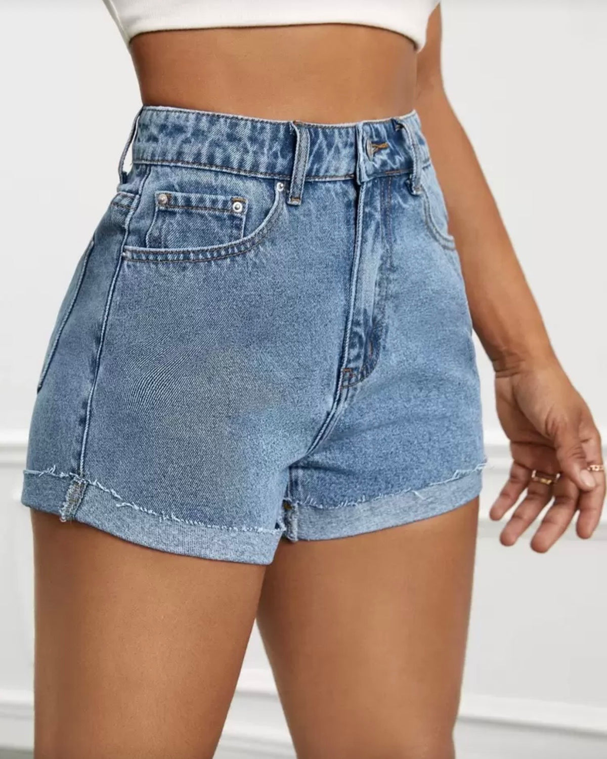 Short de mezclilla
