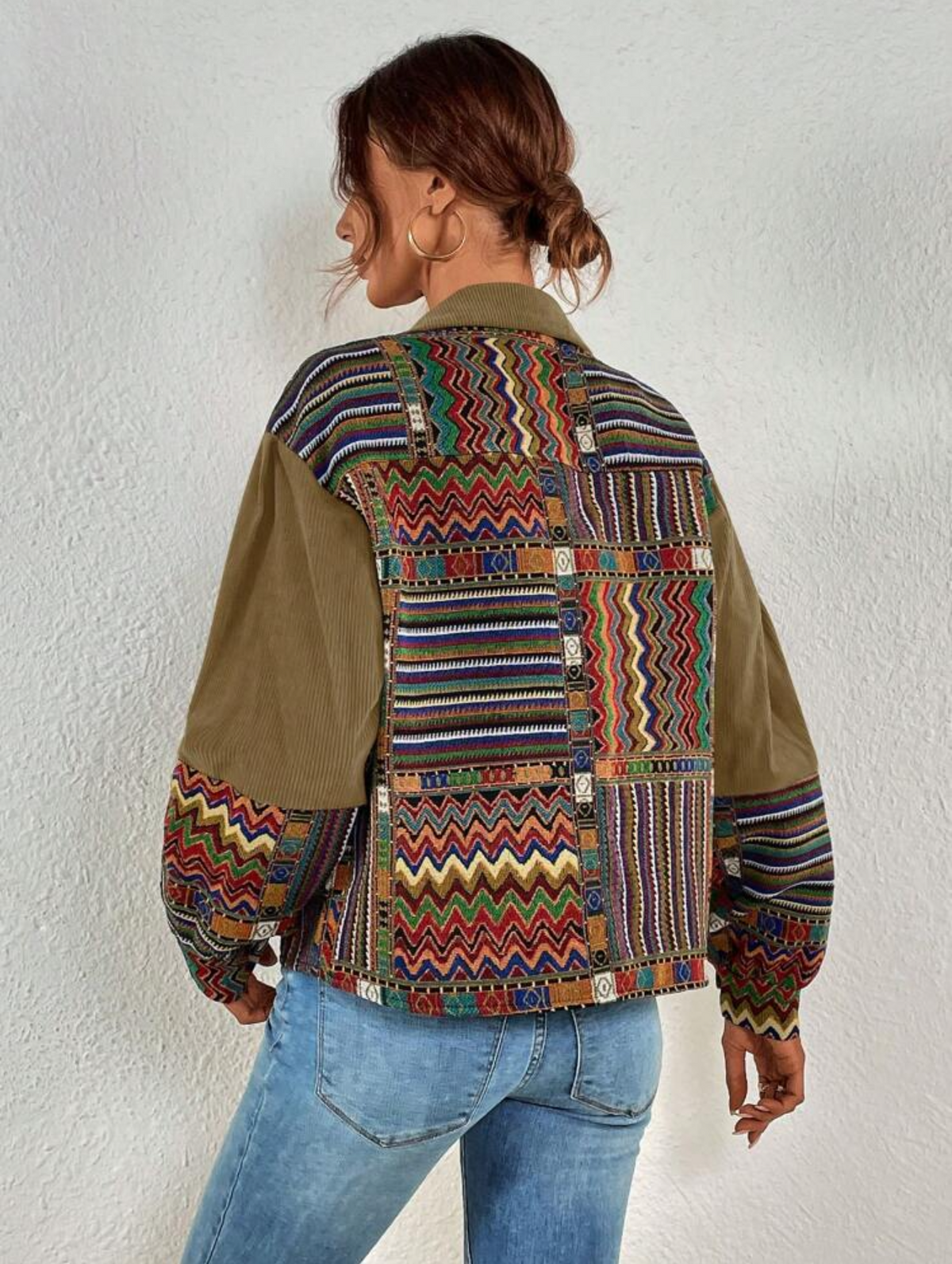 Chaqueta verde muzgo