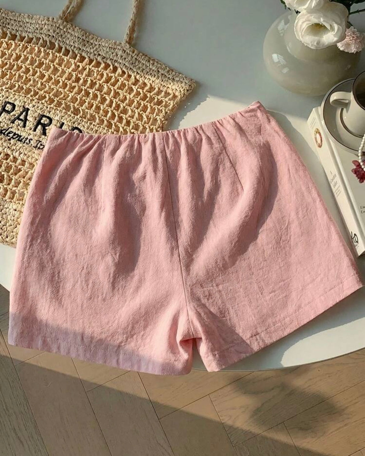Short enagua rosa confort