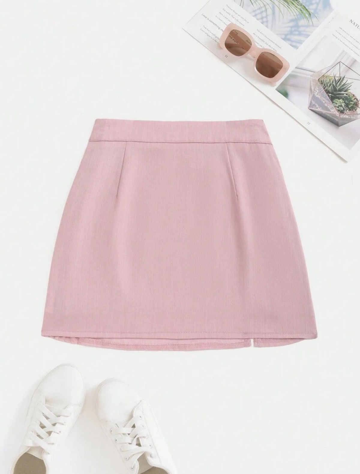 Mini falda rosa