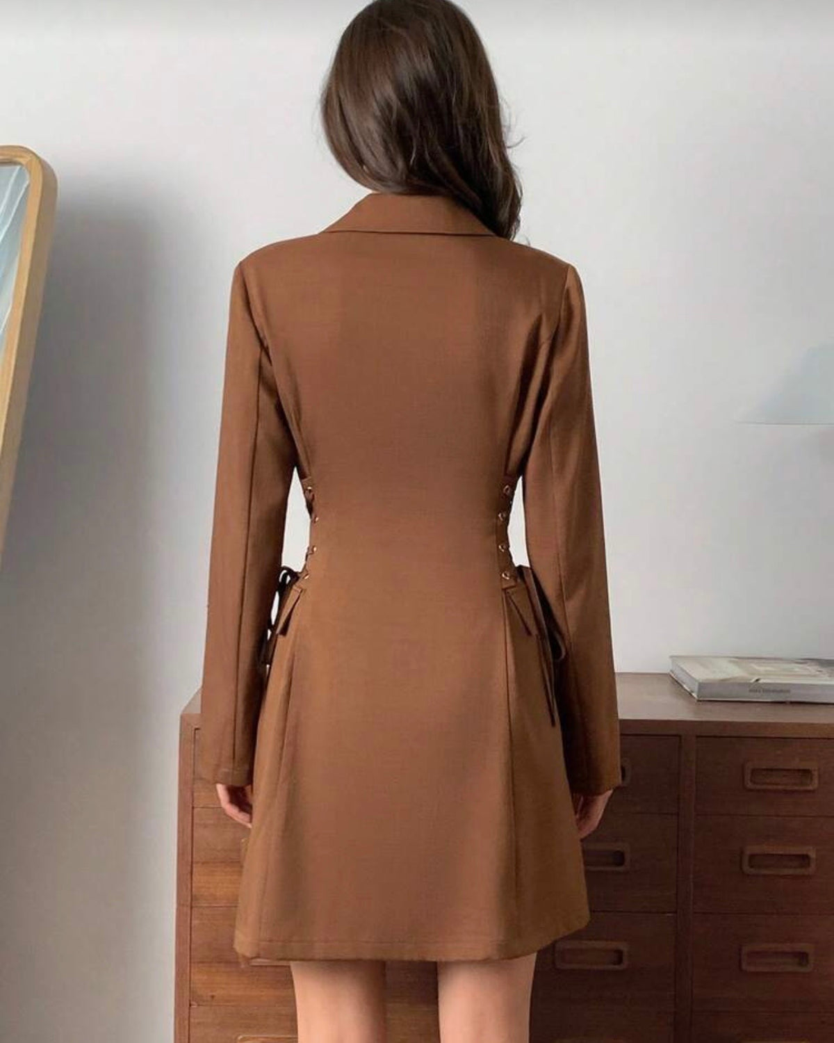Vestido tipo Gabardina