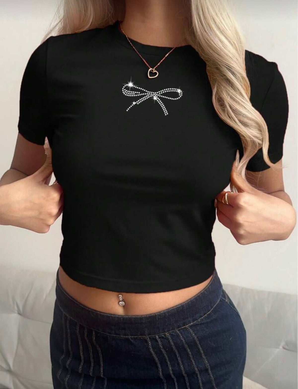Blusa de lazo