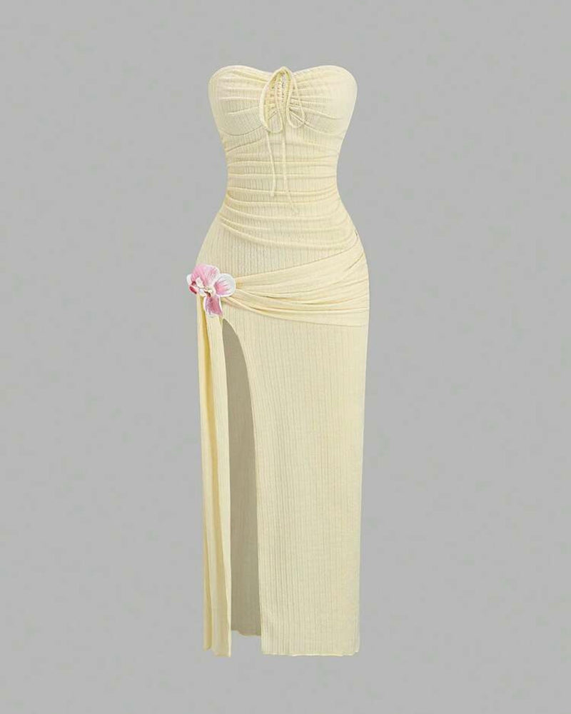 Vestido straple