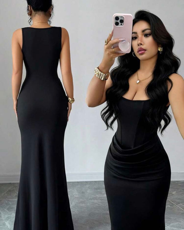 Vestido negro elegante