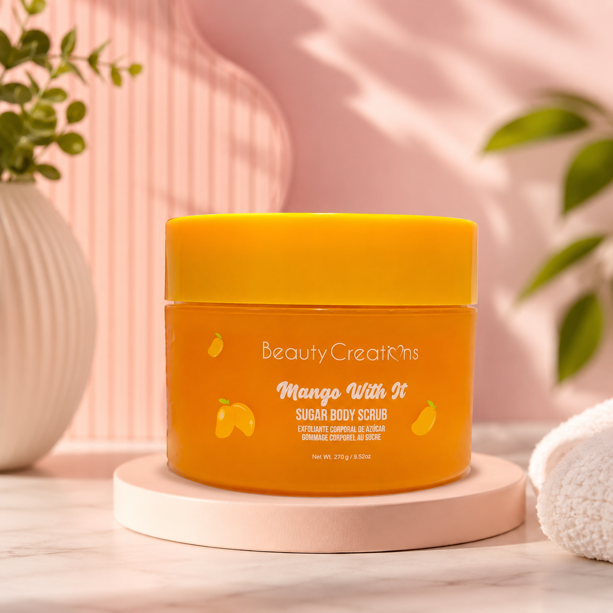 Exfoliante Beauty Creations sabor mango